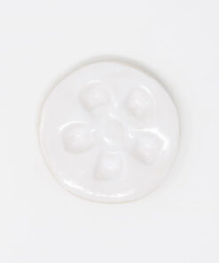 43004 Hvid blank Ler 254